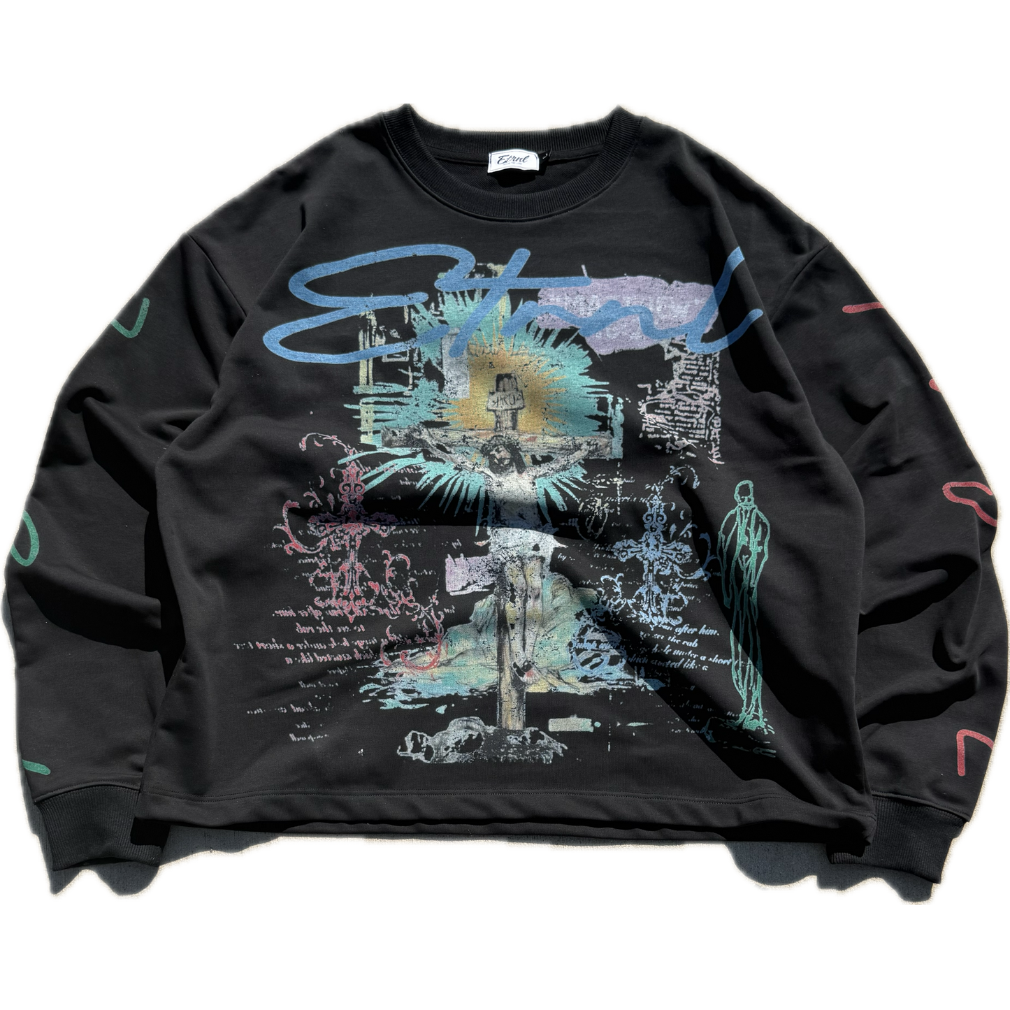 "Jesus Saves" Black Long Sleeve