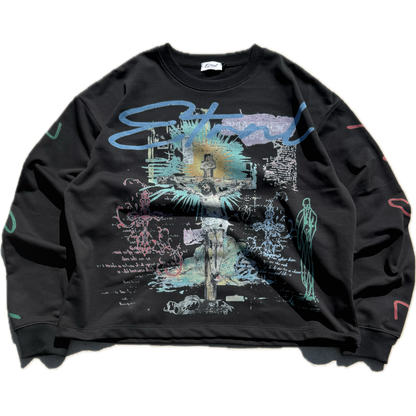 "Jesus Saves" Black Long Sleeve