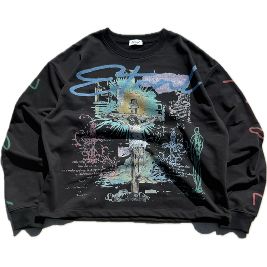 "Jesus Saves" Black Long Sleeve