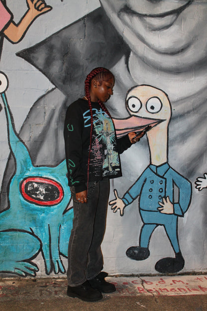 "Jesus Saves" Black Long Sleeve