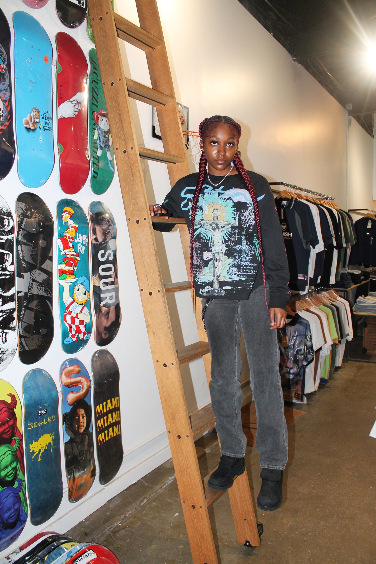 "Jesus Saves" Black Long Sleeve